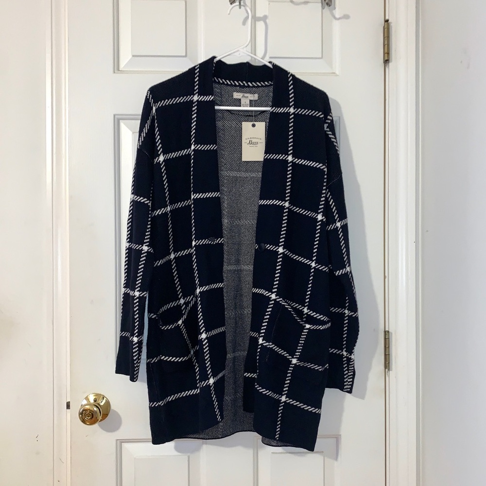 Bass Plaid Cardigan